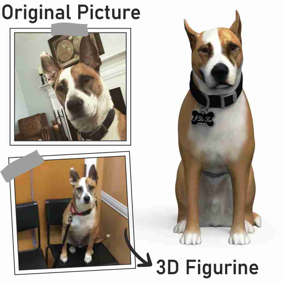 CUSTOM DOG FIGURINES FROM PHOTOS