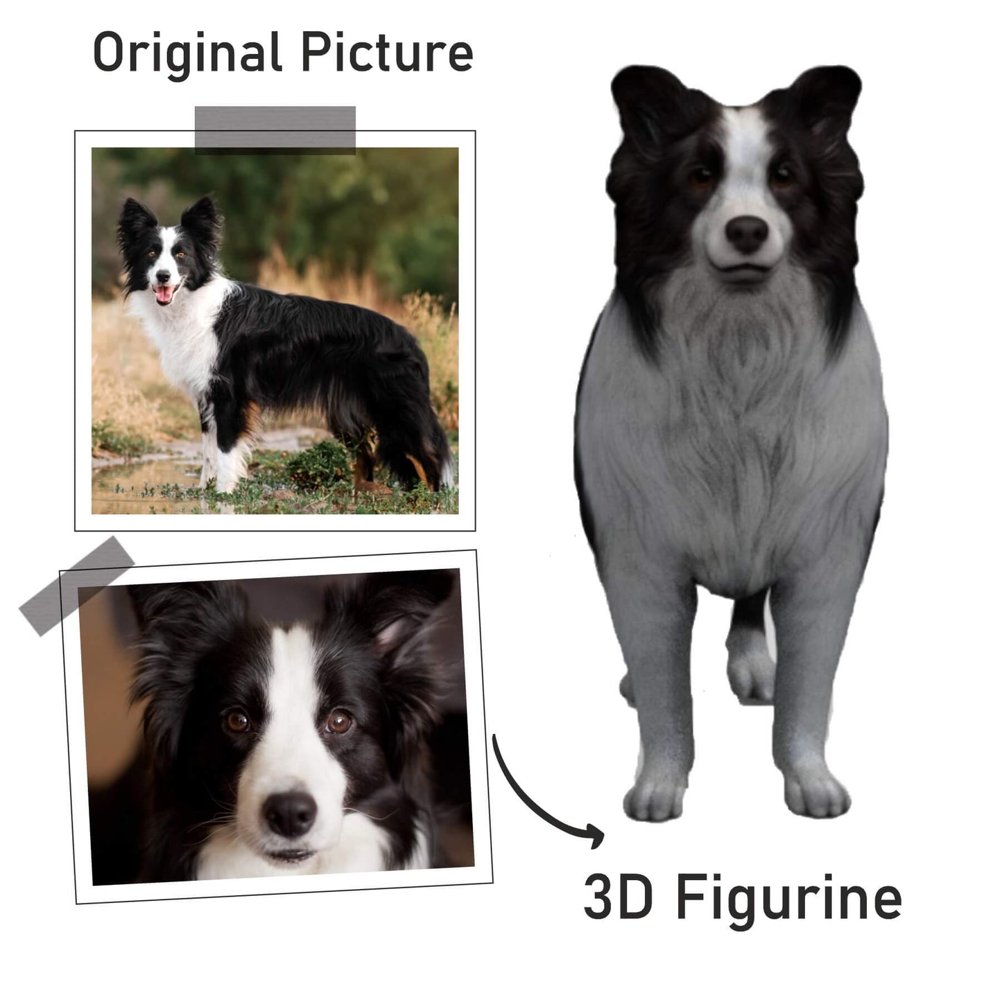 CUSTOM DOG FIGURINES FROM PHOTOS