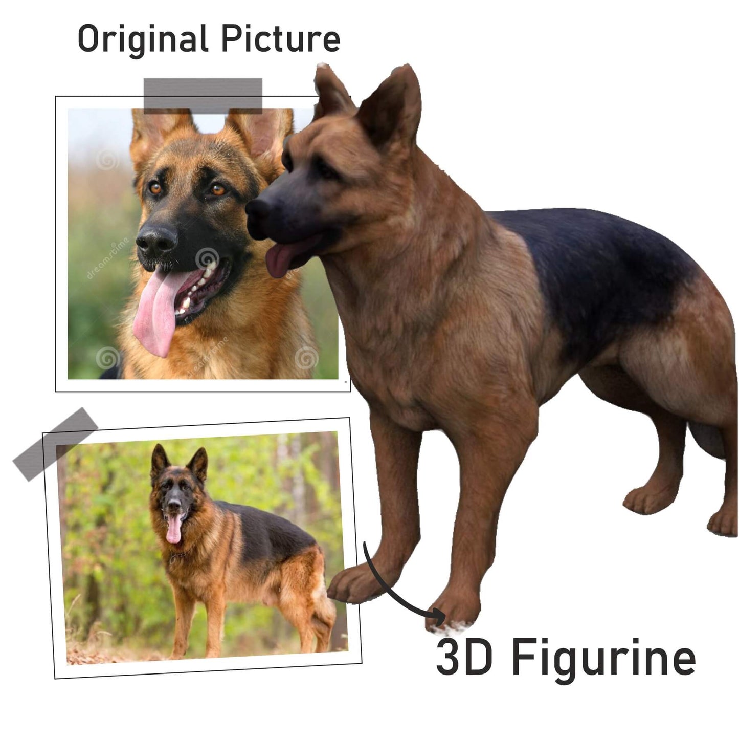 CUSTOM DOG FIGURINES FROM PHOTOS