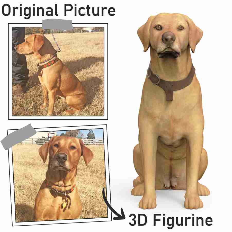 CUSTOM DOG FIGURINES FROM PHOTOS